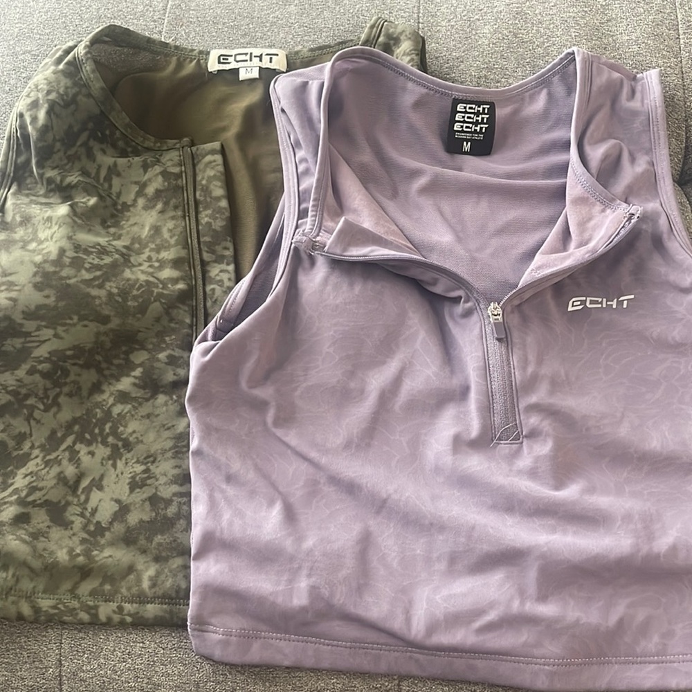 Two Echt Workout Tanks